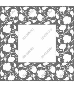  Elegant floral frame