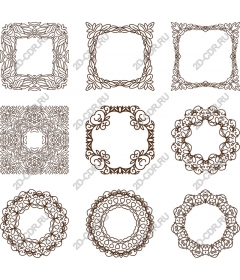 The set of complex Botanical frames
