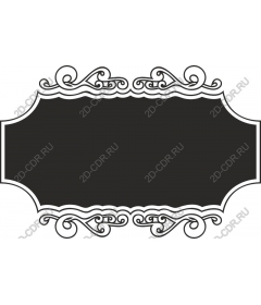 Elegant vintage frame