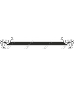 Floral decorative border