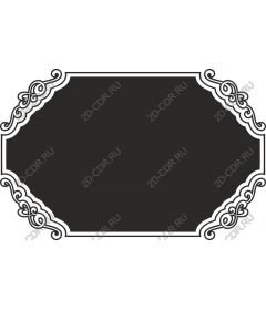 Vintage frame - elegant decorative border