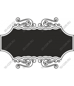 Elegant vintage frame