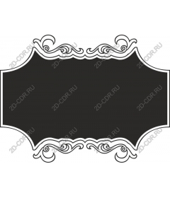 Elegant vintage frame