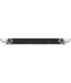  Elegant floral border