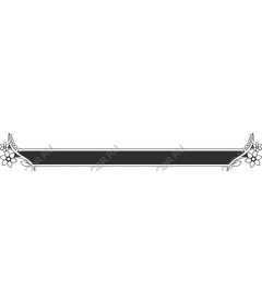  Elegant floral decorative border