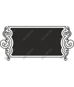  Elegant decorative frame