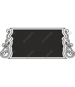  Elegant decorative frame