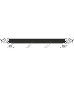  Elegant floral border