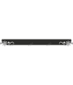  Elegant floral ornamental border