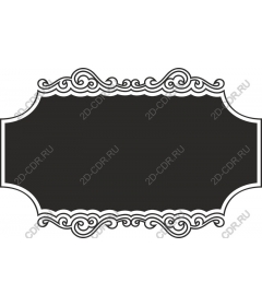 Elegant vintage frame
