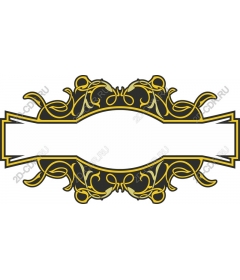  Elegant frame in vintage style with ornament