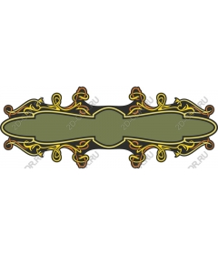  Elegant decorative frame with intricate vines