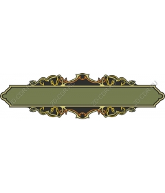  Elegant banner in vintage style