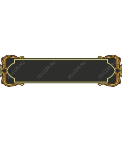 Elegant vintage decorative frame