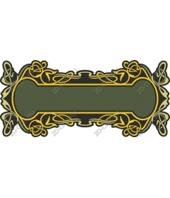 Elegant vintage decorative frame
