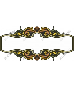 Elegant vintage decorative frame