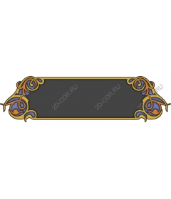 Elegant vintage decorative frame
