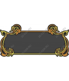 Elegant vintage decorative frame