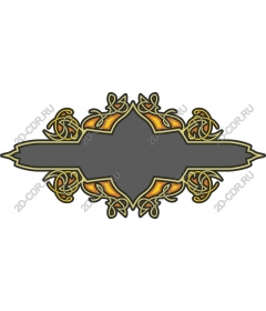 Exquisite decorative banner