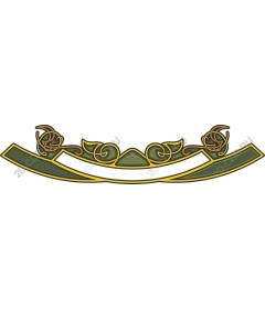  Elegant decorative ornament header