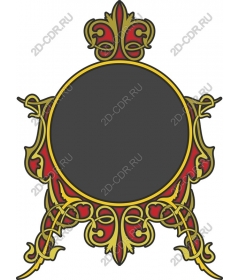 Vintage decorative frame