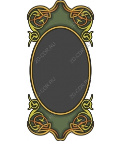 Elegant vintage decorative frame