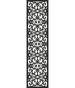 Intricate black and white filigree