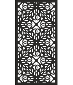Decorative floral laser cut