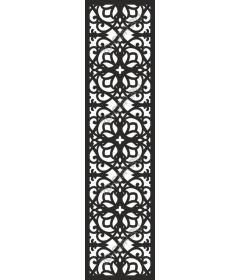 Vertical intricate lace