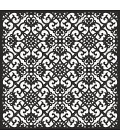  Elegant, decorative black and white pattern