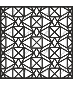 Geometric lattice pattern