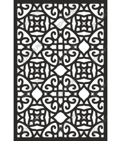  Elegant black and white intricate pattern