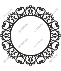  Elegant lace frame