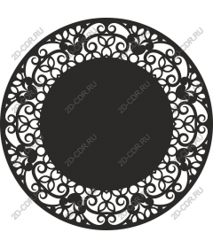 Round lace mandala