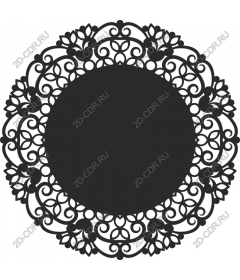  Elegant lace circle