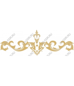 Gold decorative flourish