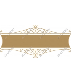  Vintage ornamental banner