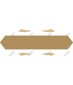  Elegant banner with gold frame