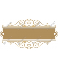 Vintage decorative sticker