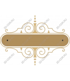 Elegant vintage frame
