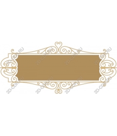 Elegant vintage decorative frame