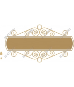  Elegant decorative frame and