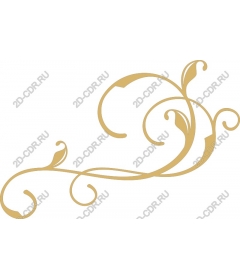  Elegant floral pattern
