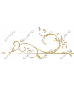  Elegant vintage decorative scroll