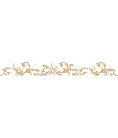  Elegant Golden floral ornaments