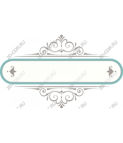 Elegant vintage decorative frame