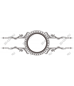Decorative vintage frame