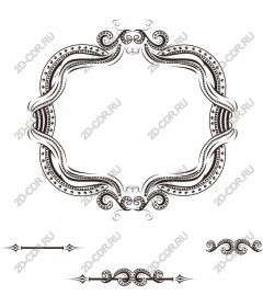  Elegant decorative vintage frame