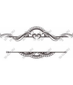 Exquisite vintage banner