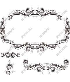  Collection of decorative frames